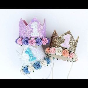 Prince & Princess Birthday Crowns